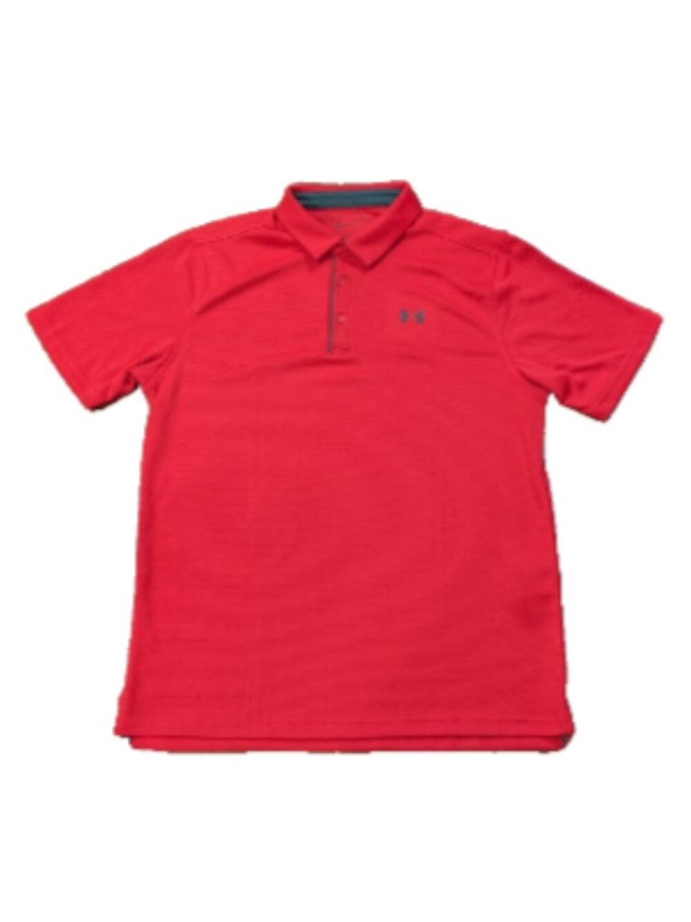 Under Armour Mens XLT XL Tall Solar Red HeatGear Loose Short Sleeve Golf Polo